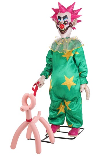 klows bil 5.6FT Animated Rudy Killer Klowns from Outer Space Decoration - Tekky, Size: ST Relive the peculiar fun of Killer Klowns From Outer Space with this outstanding figure thats as collectible as it is memorable Monster High Skullector x Killer